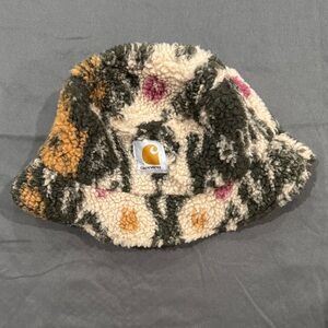 Carhartt Fleece Bucket Hat - Cream, Green, Pink, Gold